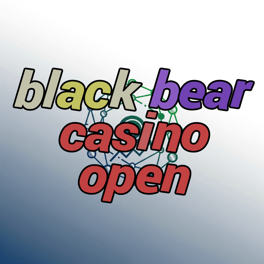black bear casino open